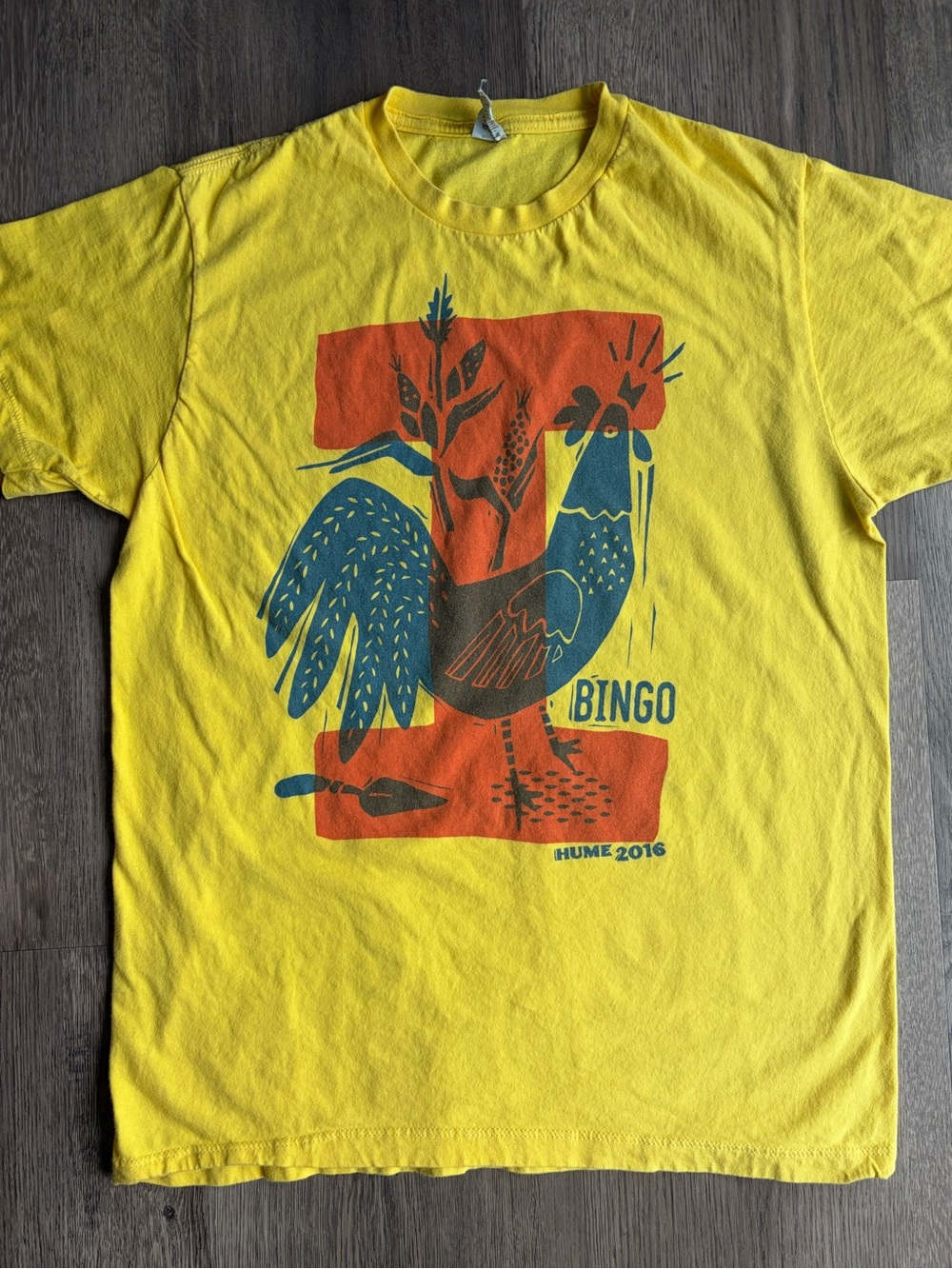 Pacific Bright Yellow Bingo Cotton Graphic Tee
